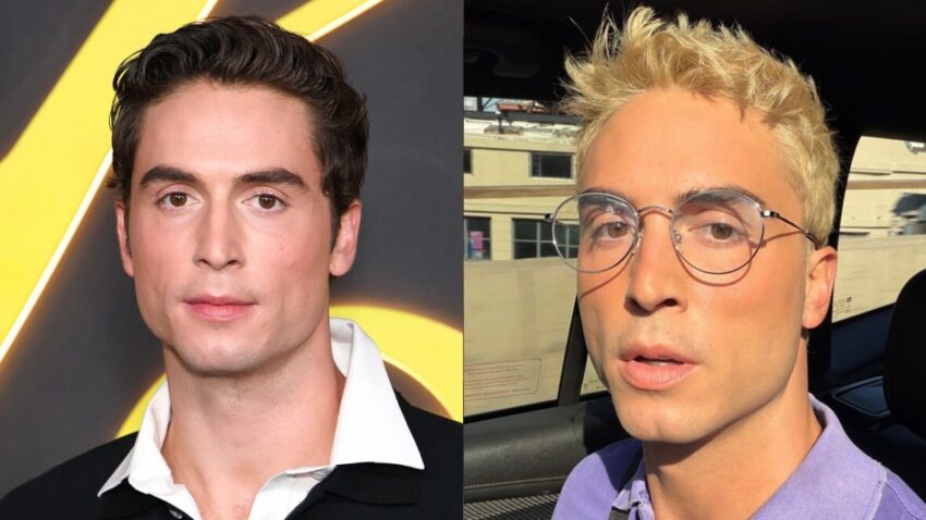 Benito Skinner debuts blonde hair