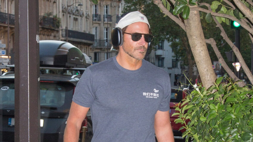 Bradley Cooper spotted arriving at his hotel in Paris looking fit