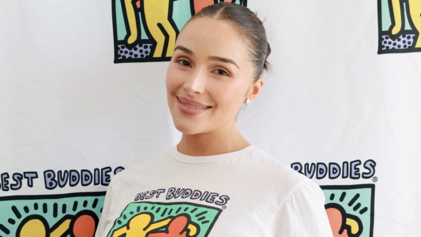 Olivia Culpo poses for a photo at a Best Buddies event
