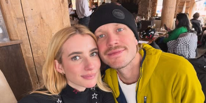 Emma Roberts and Cody John pose for a selfie