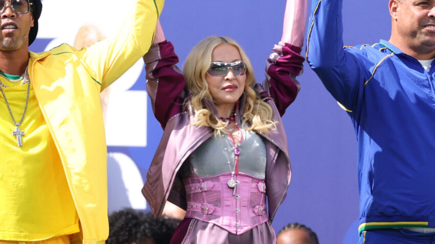Madonna performing at FIFA World Cup Final