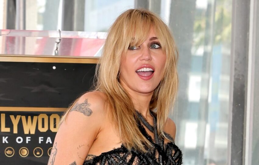 Miley Cyrus Honored With Star On Hollywood Walk Of Fame