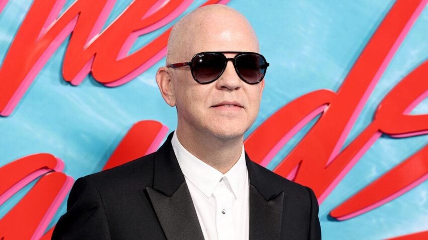 Ryan Murphy poses at The Shards premiere