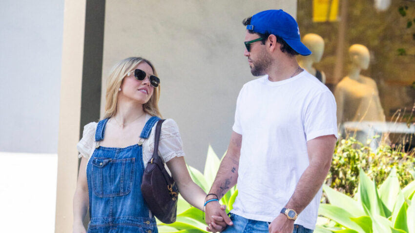 Sydney Sweeney and Scooter Braun on a date in Santa Barbara
